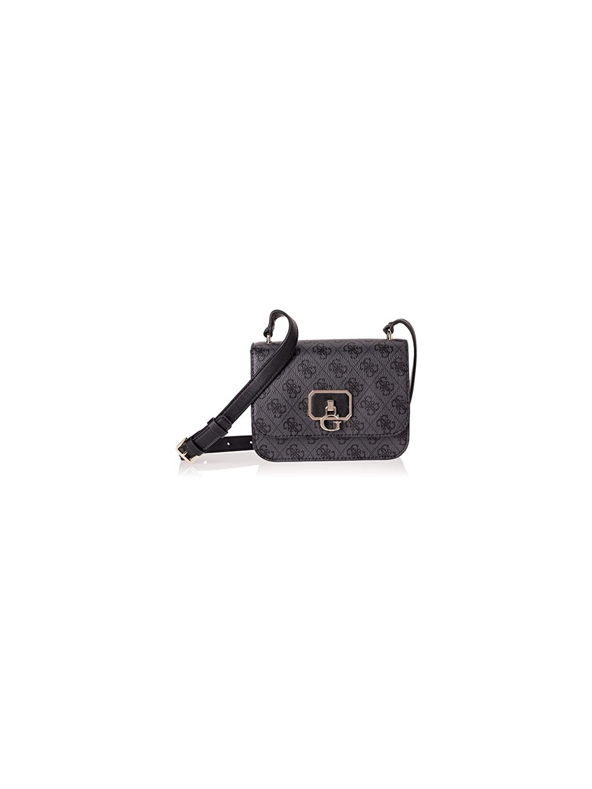 Guess Coal Nero Synthetic Leather Crossbody Bag