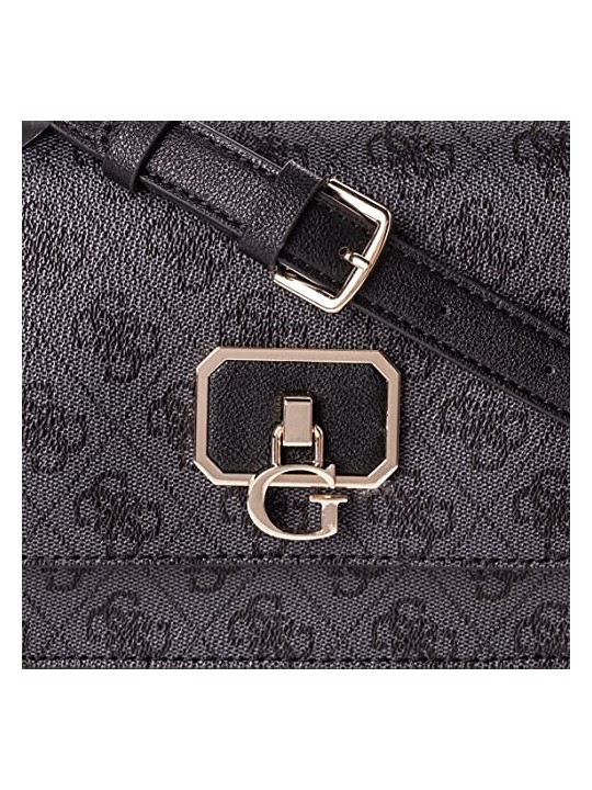 Guess Coal Nero Synthetic Leather Crossbody Bag