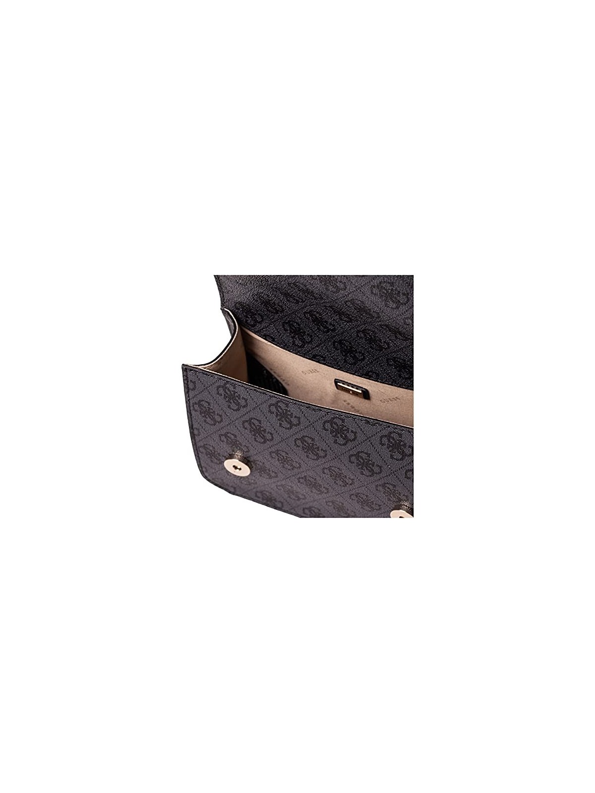 Guess Coal Nero Synthetic Leather Crossbody Bag