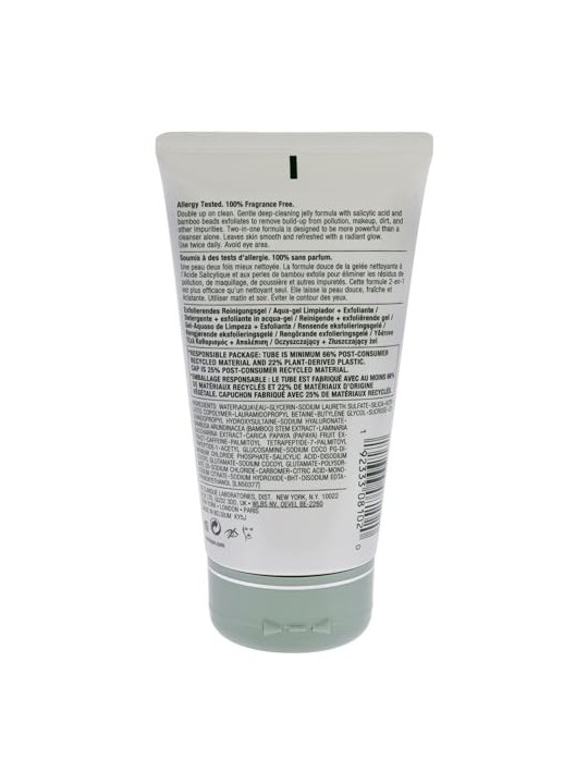 Clinique All About Clean 2-in-1 Detergente Esfoliante Jelly gel detergente viso delicato pulizia profonda 150ml