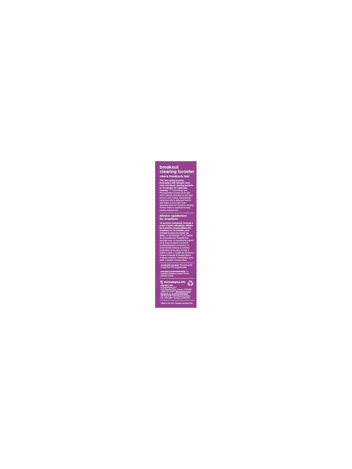 Siero viso Dermalogica Clear Start. Per una pelle chiara e senza imperfezioni. 30ml.