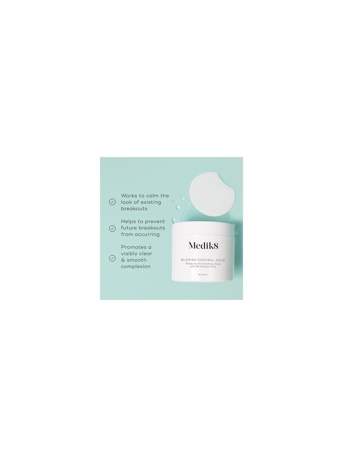 MEDIK8 Salviette Controllo Acne 60 unit