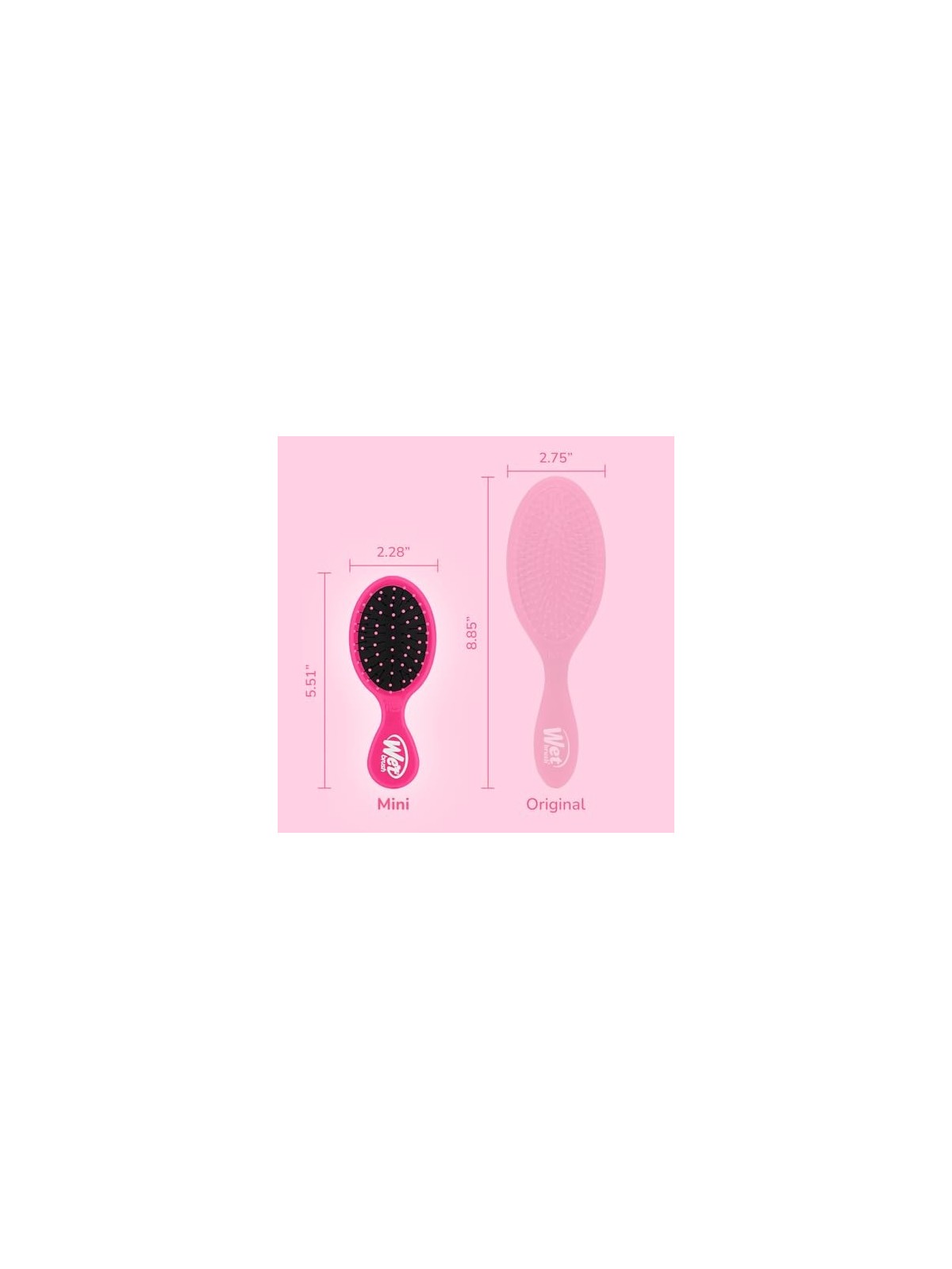 Wet Brush Mini Detangler Pink
