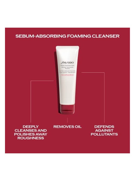 Shiseido Deep Cleansing Foam donna 125ml For Oily To Blemish-Prone Skin
