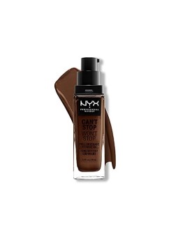 Fondotinta Nyx Professional Make Up CANT STOP WONT STOP copertura totale deep espresso 30ml