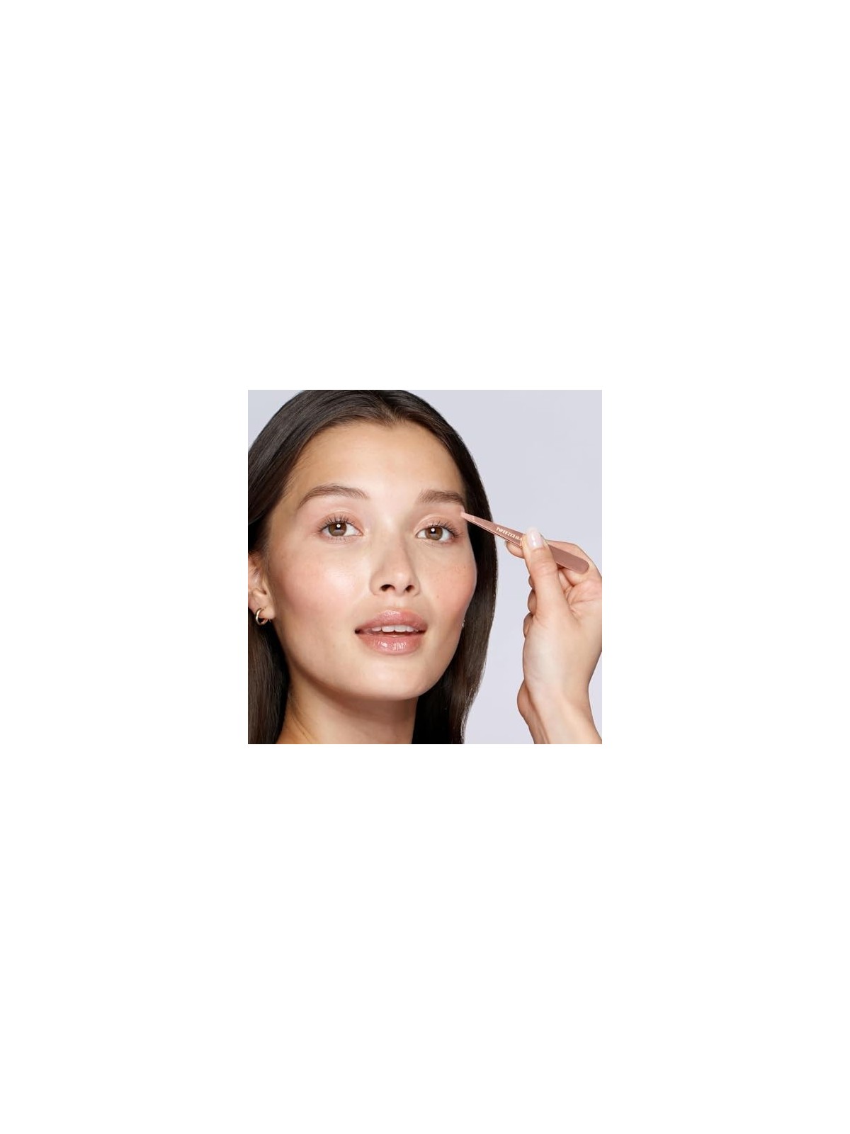 Rose Gold Tweezers Set with Case Unisex