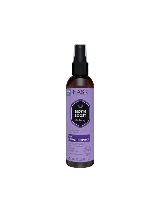 Hask BIOTIN BOOST 5 in 1 spray leavein 177ml unisex