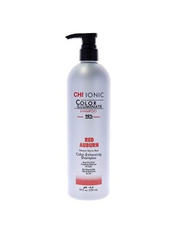 Chi Ionic Color Illuminate Shampoo Senza Parabeni per Capelli Naturali e Colorati Rosso Auburn 739ml donna