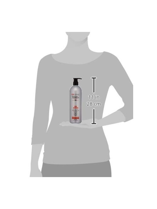 Chi Ionic Color Illuminate Shampoo Senza Parabeni per Capelli Naturali e Colorati Rosso Auburn 739ml donna
