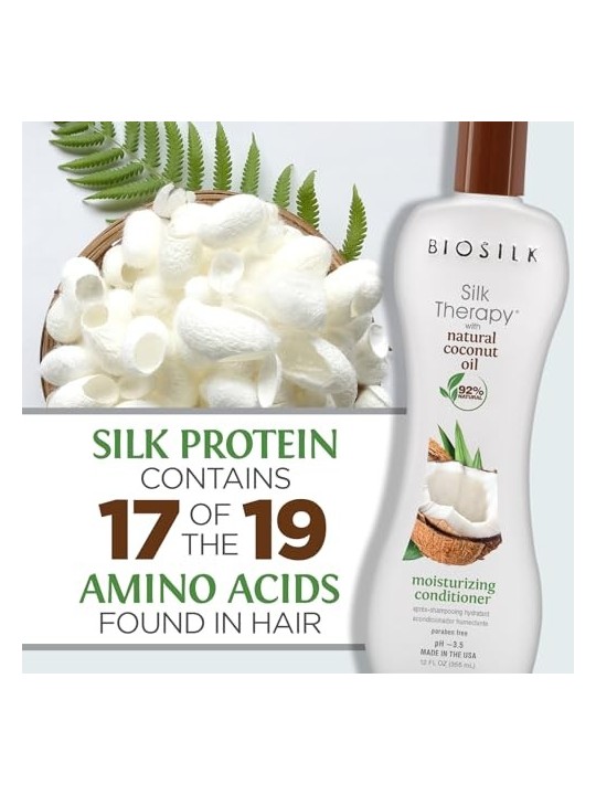 Farouk Systems Biosilk Coconut Oil Conditioner 355ml