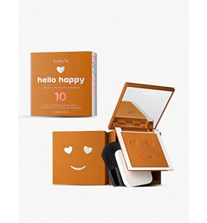 Benefit Hello Happy Velvet Fondotinta Compatto Mattificante 10 Dark 7 g donna