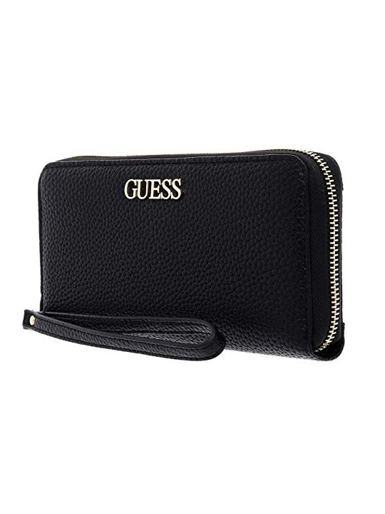 Portafoglio Guess Alby in Pelle SLG Nero Donna