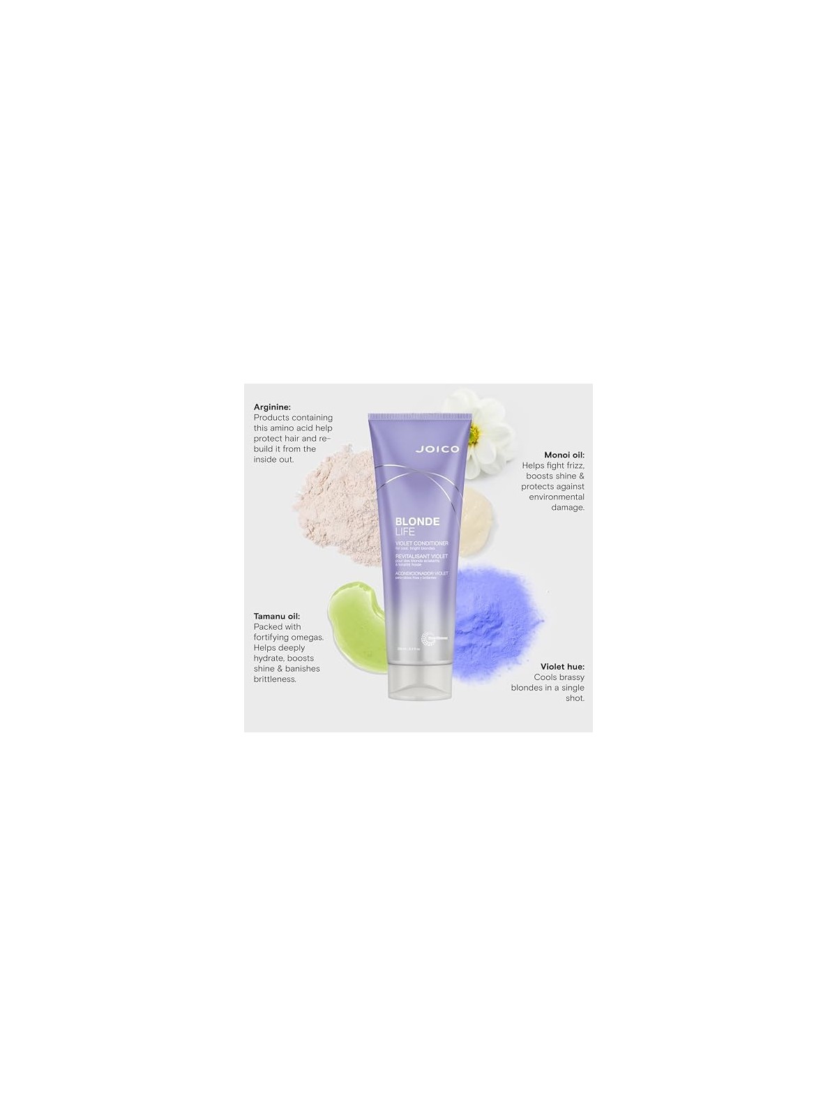 Joico Balsamo alla viola Blonde Life donna 250ml