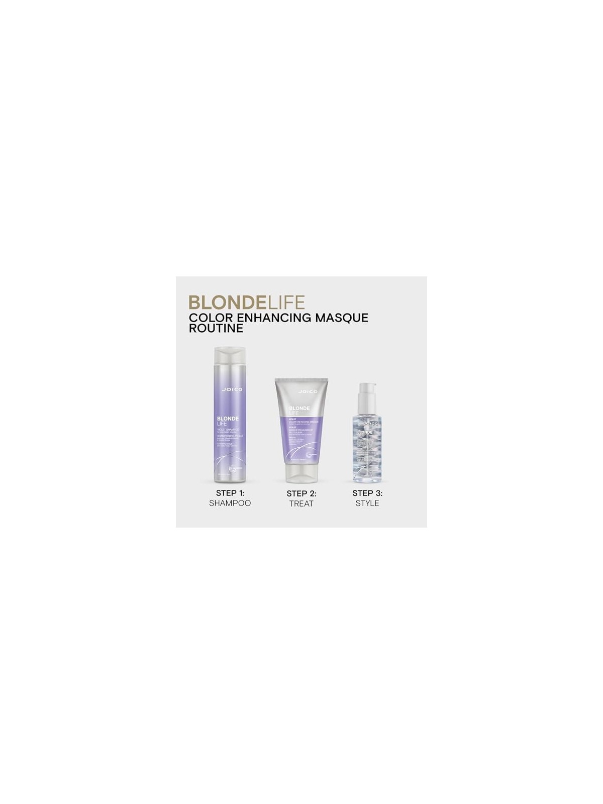 Joico Balsamo alla viola Blonde Life donna 250ml
