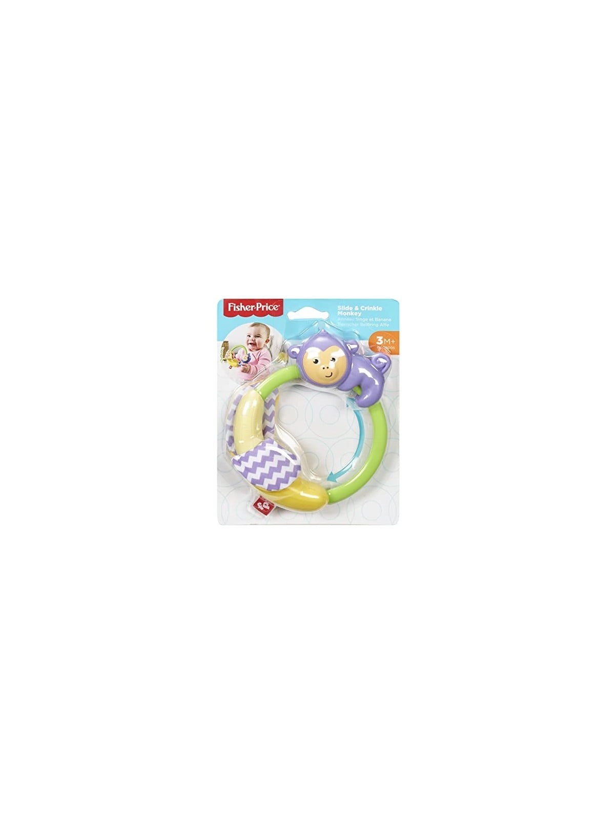 Fisher Price Fisher Price Scimmia Sonaglio Giocattolo 3