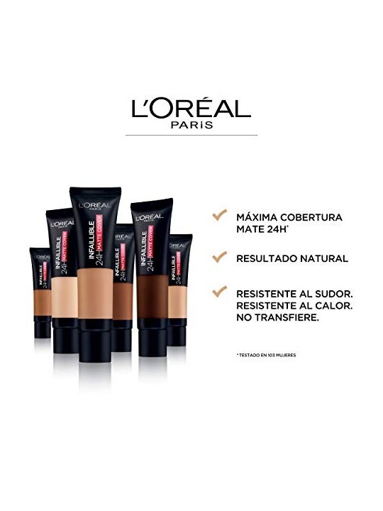 Fondotinta L'Orï¿½ï¿½al Paris INFAILLIBLE 32H matte cover 330 nocciola 30ml
