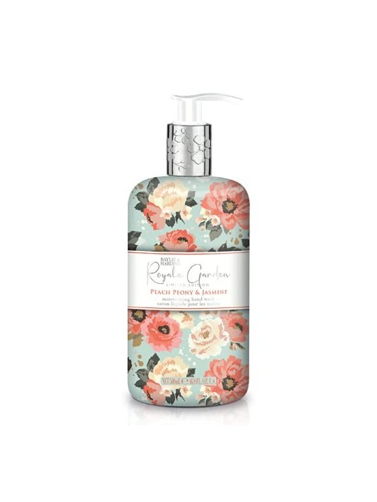 Sapone Liquido per le Mani Royale Garden Pesca Peonia Gelsomino donna 500ml