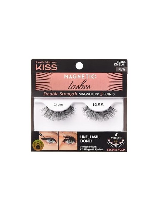 Ciglia Magnetiche Kiss My Face Double Strength - Alghe Magnetiche 01 Charm