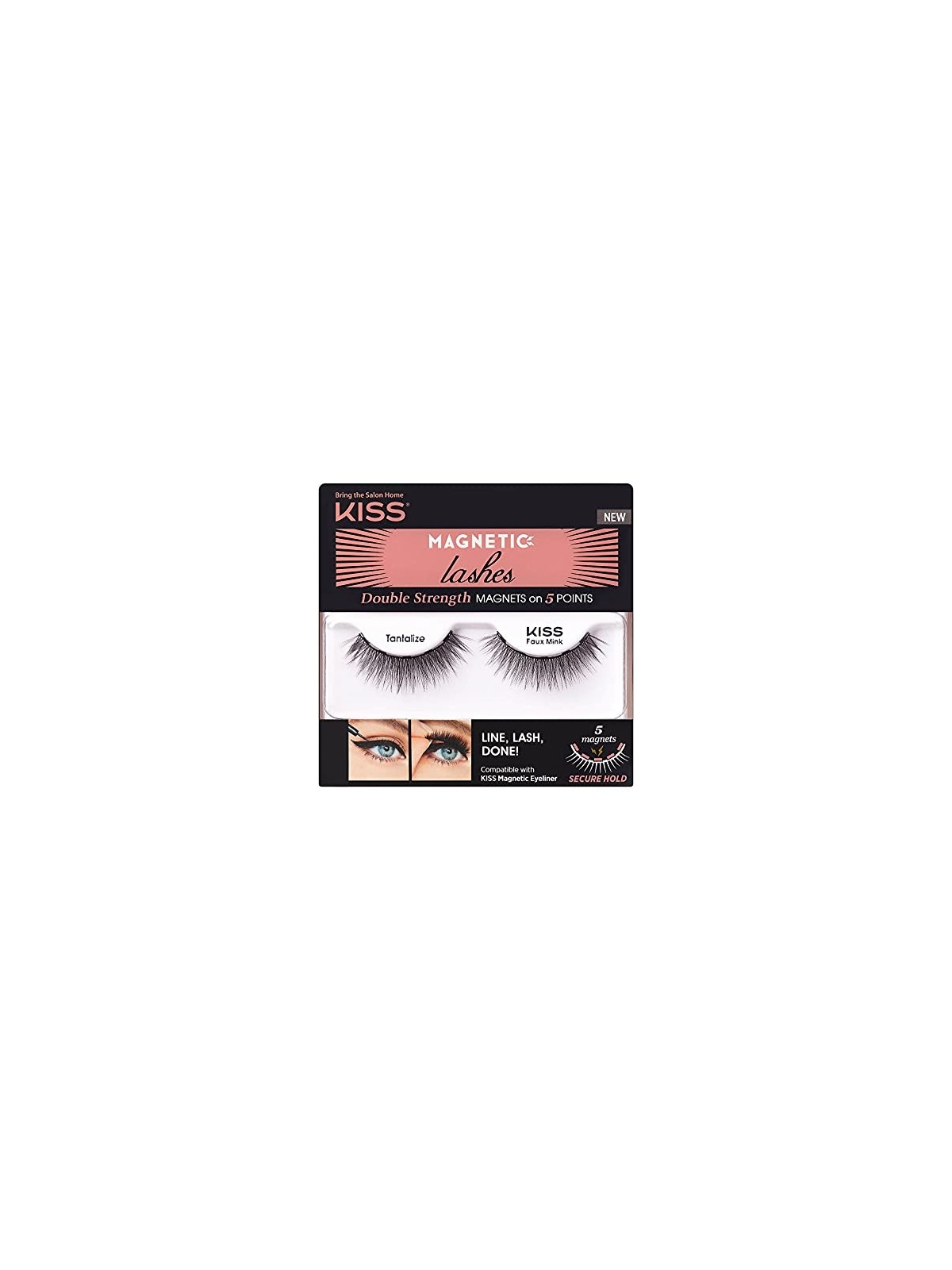 Ciglia Magnetiche Kiss My Face Double Strength - Alghe Magnetiche 04 Tantalize