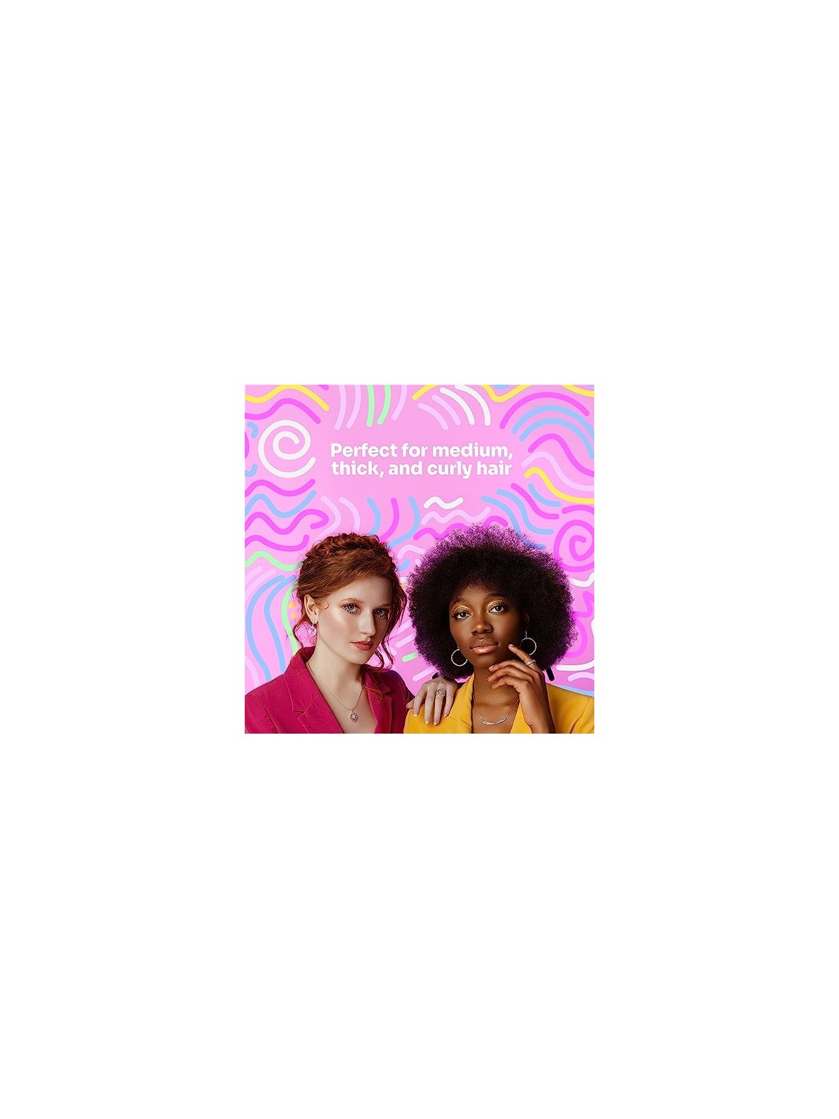 Wet Brush Custom Care Thick Hair Detangler Purple for Women