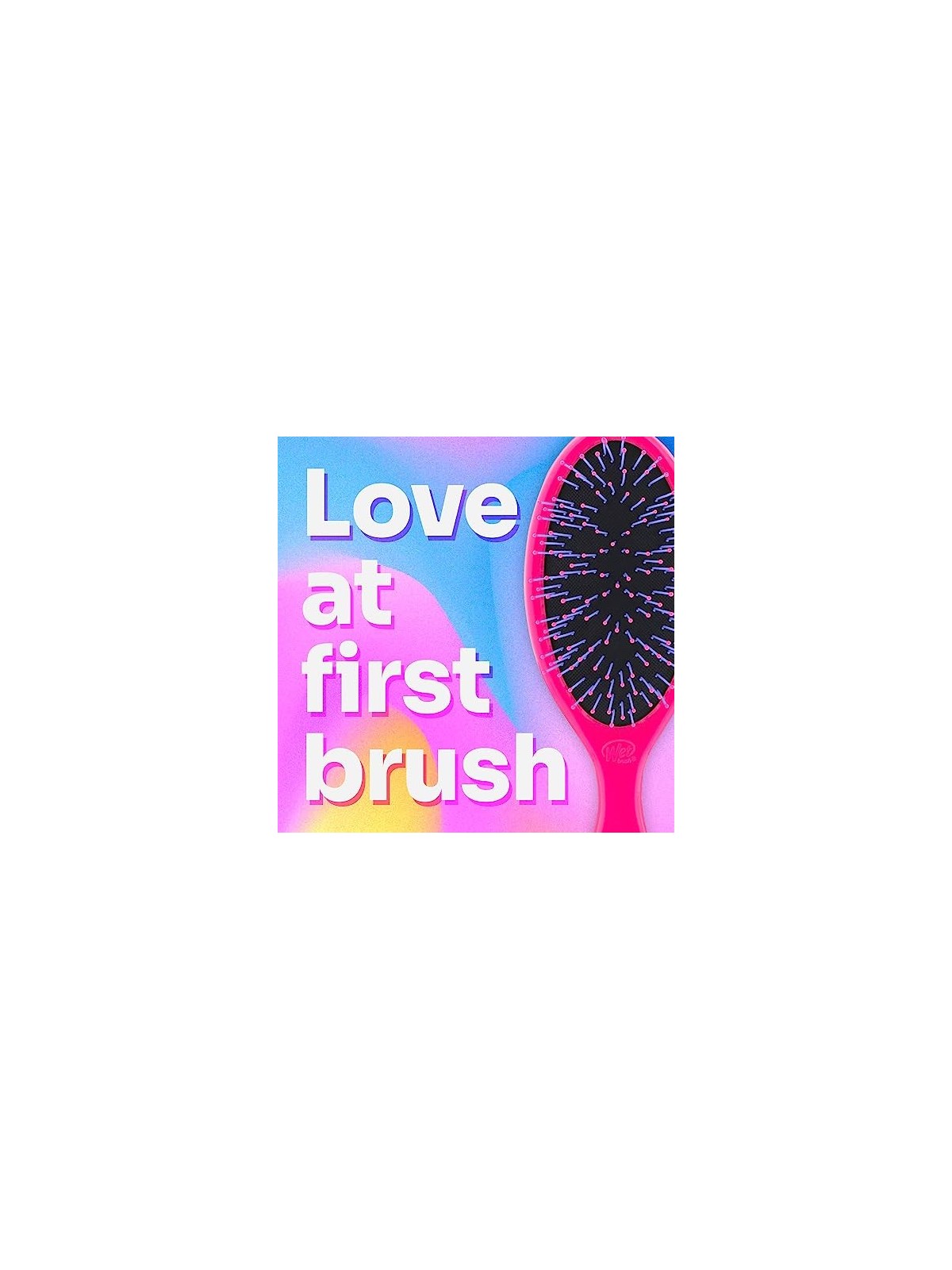 Wet Brush Districante per capelli spessi Custom Care rosa donna