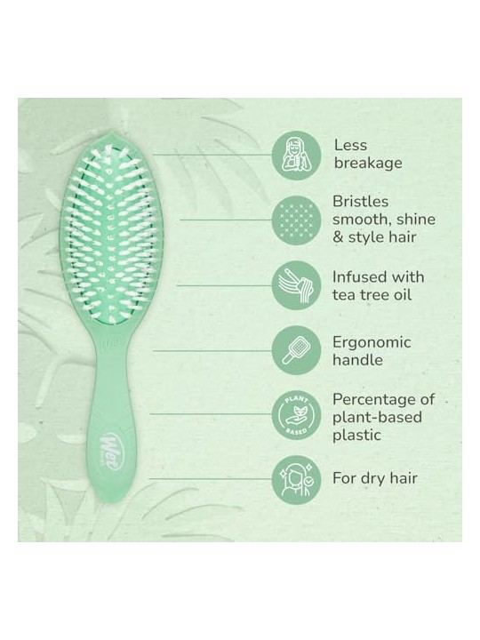 Spazzola Wet Brush Go Green al Tea Tree
