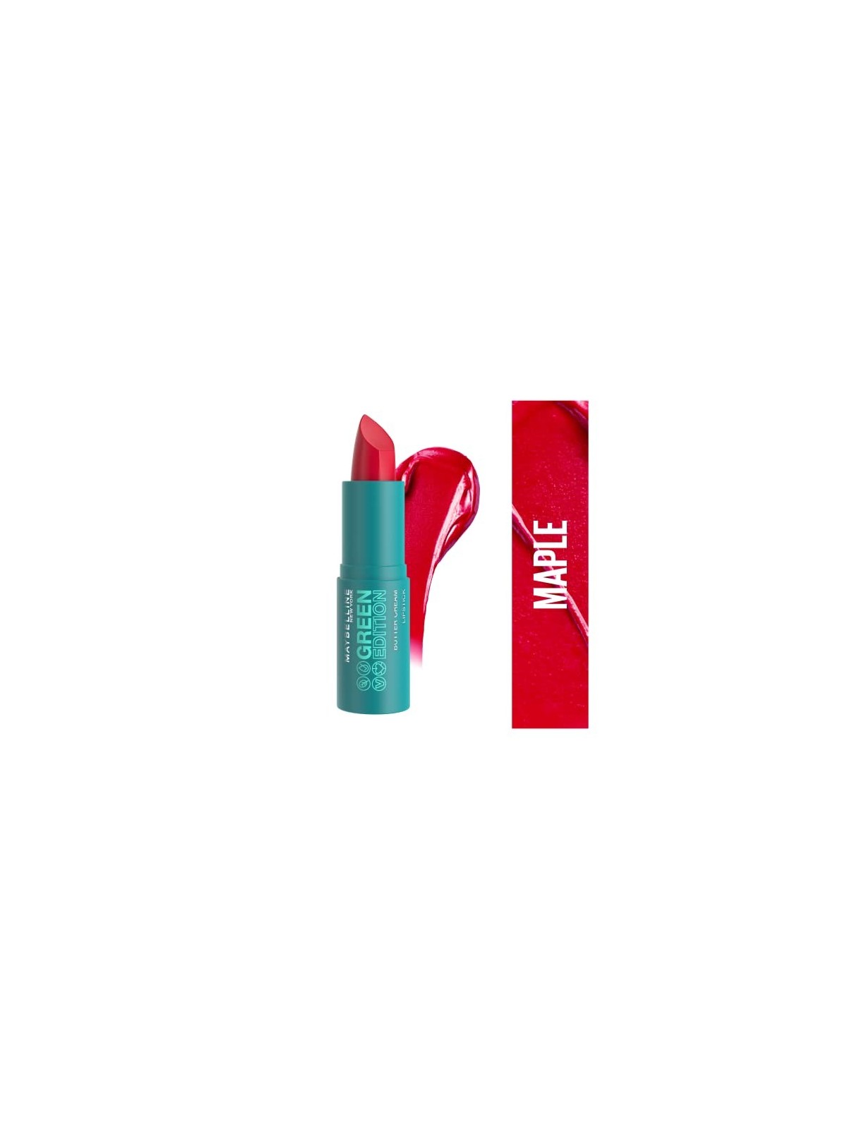 Maybelline EDIZIONE VERDE rossetto in crema burrosa 004acero 10 gr donna