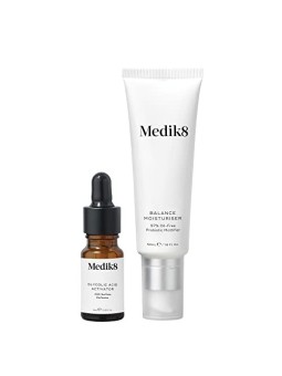 Medik8 Crema idratante riequilibrante e attivatore dell'acido glicolico Perfezionatore della superficie donna 50ml