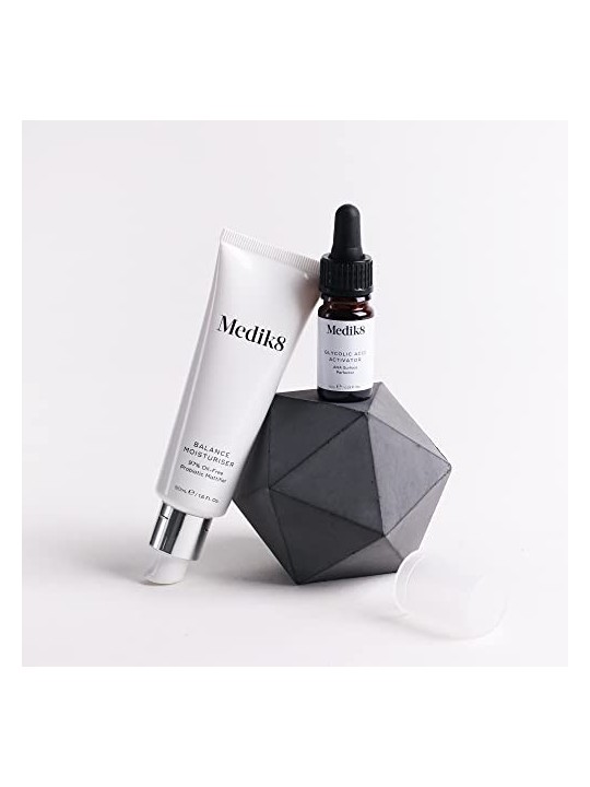 Medik8 Crema idratante riequilibrante e attivatore dell'acido glicolico Perfezionatore della superficie donna 50ml