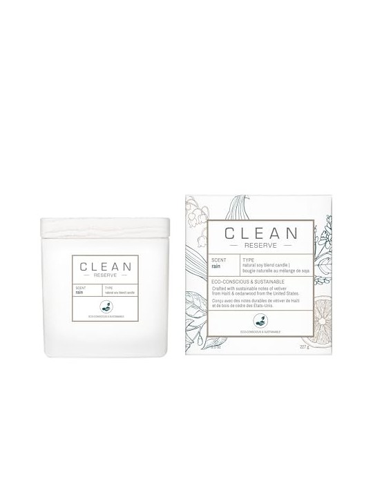 Candela Profumata CLEAN Space Pioggia 227 g Unisex