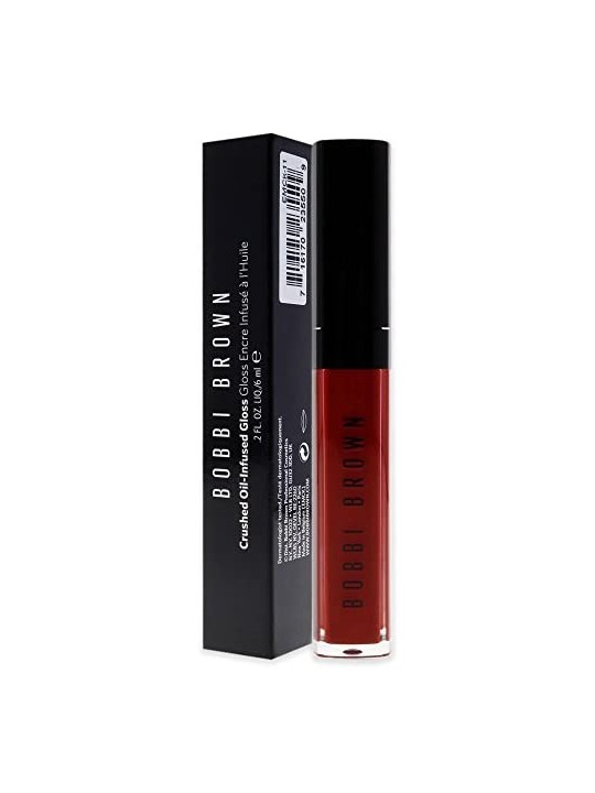 Bobbi Brown Crushed Gloss Lucido per Labbra con Acido Ialuronico Rock Red 6ml donna