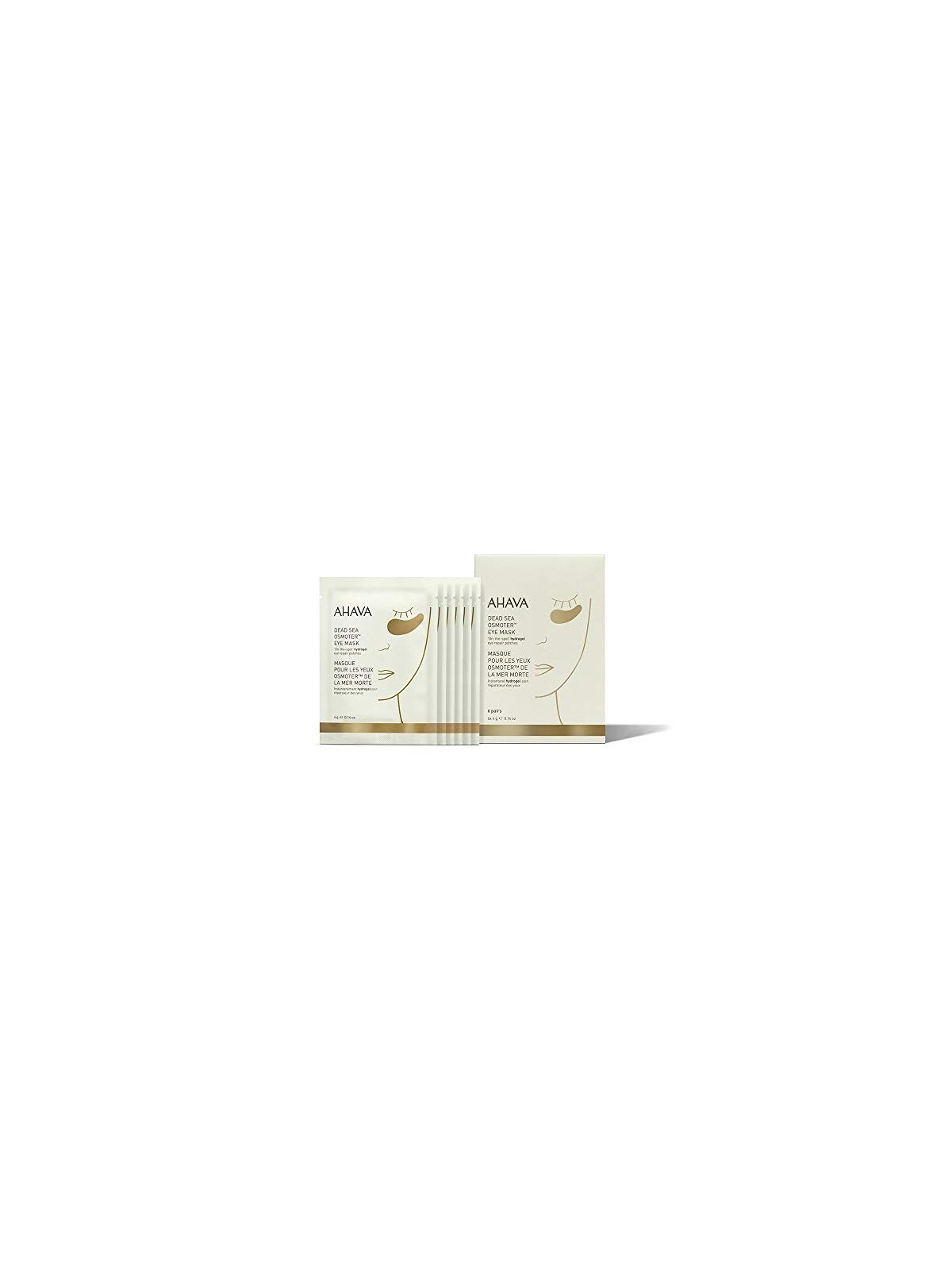 Ahava Dead Sea Osmoter Eye Mask 24g 6 stuks
