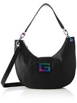 Guess Brightside Black Hobo Bag Women