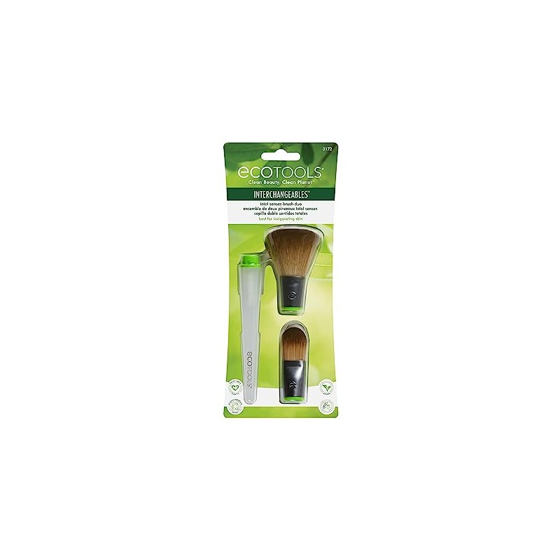 Ecotools TOTAL SENSES DUO SET DI PENNELLI 3 unit donna Ecotools TOTAL SENSES DUO SET DI PENNELLI 3 unit donna