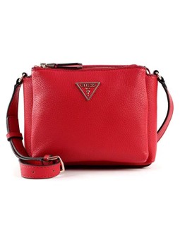 Guess Borsa a Tracolla in Pelle Becca Rossa Donna