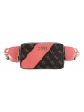 Guess Camy Coral/Brown Logo 4G Fanny Pack for Women