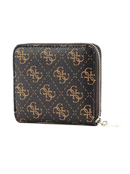 Portafoglio Guess Camy SLG Piccola Zip Marrone Donna
