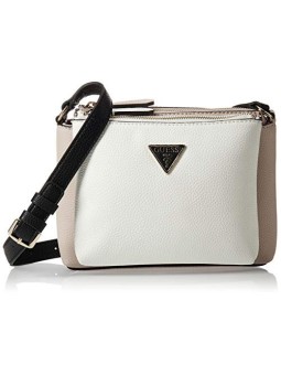 Guess Becca Borsa a Tracolla in Pelle Bianca Donna