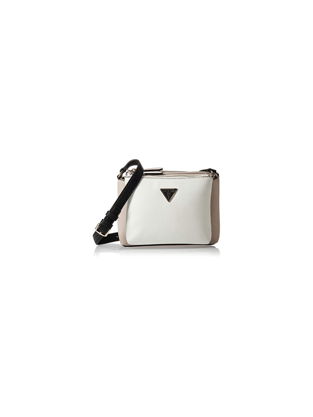 Guess Becca Borsa a Tracolla in Pelle Bianca Donna