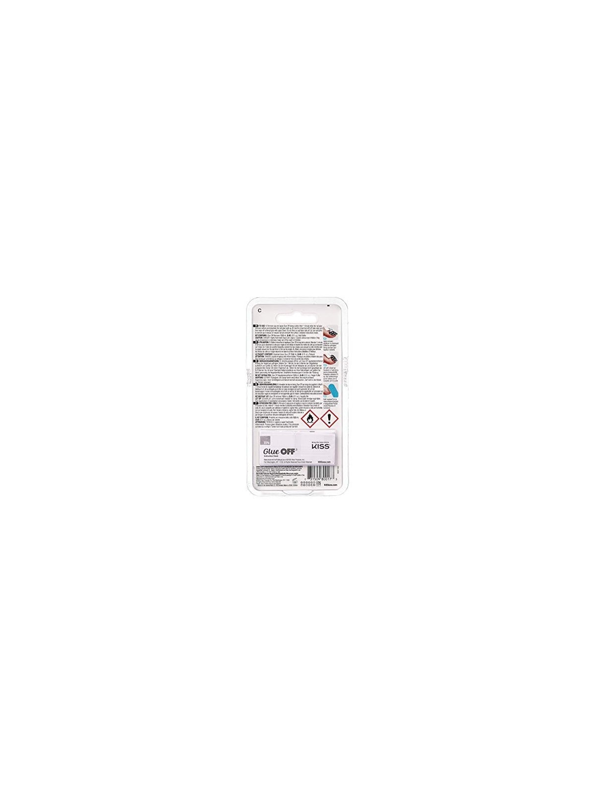 Colla per Rimuovere le Unghie Finte Kiss My Face 135ml