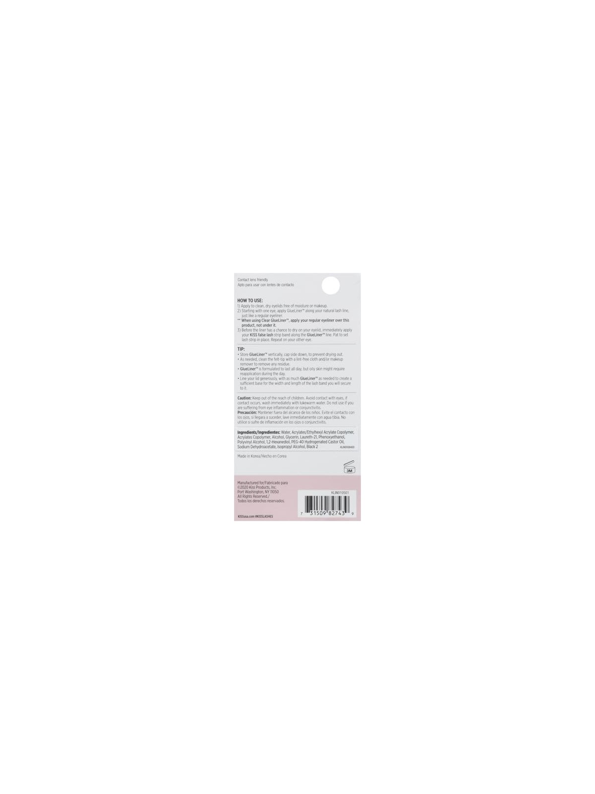 Kiss Lash Glue Liner Black 0.7ml