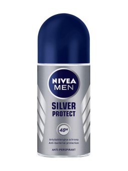 NIVEA Men Silver Protect antitraspirante rollon Protezione Antibatterica 48H 50ml