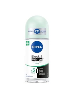 NIVEA BlackWhite Invisible Fresh antitraspirante rollon 50ml
