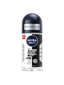 NIVEA Men Invisible BlackWhite antitraspirante rollon 48H Originale 50ml