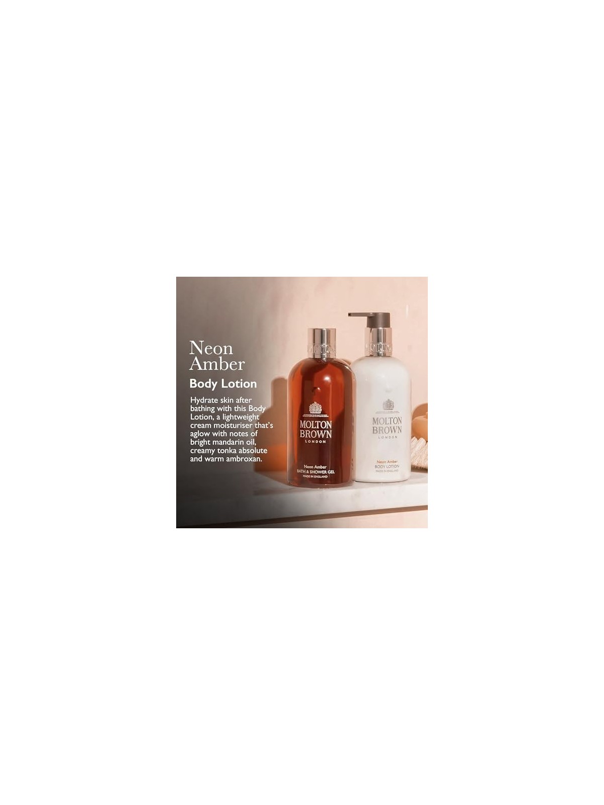 Lozione corpo ambra neon Molton Brown donna 300ml