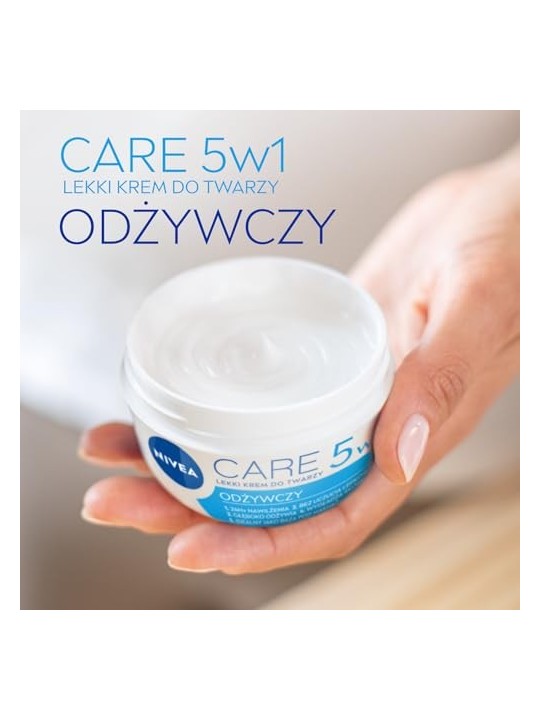 NIVEA Care 5in1 crema viso nutriente leggera 100ml