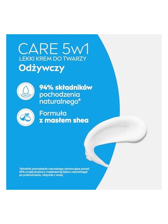 NIVEA Care 5in1 crema viso nutriente leggera 100ml