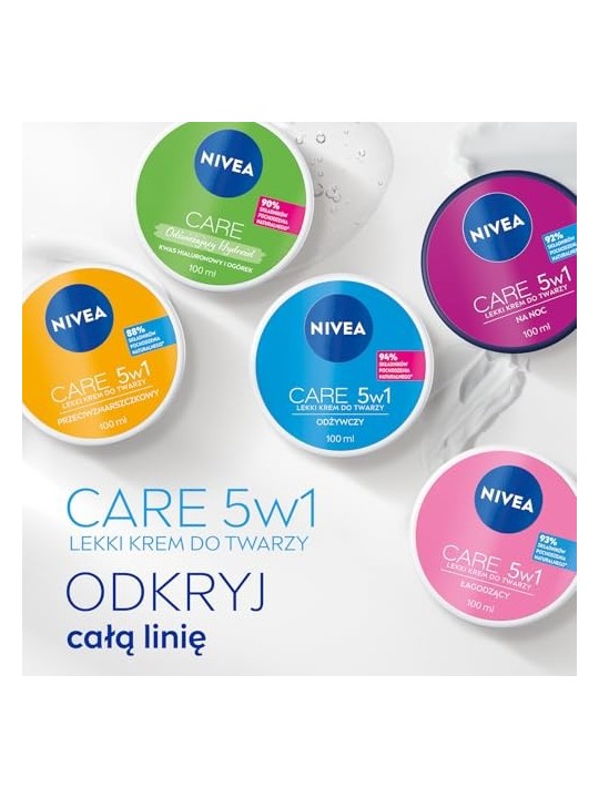 NIVEA Care 5in1 crema viso nutriente leggera 100ml