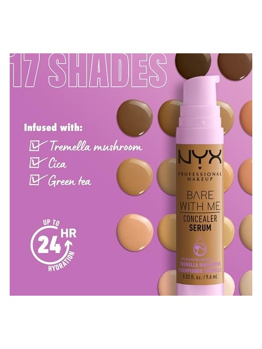 Nyx Professional Make Up BARE WITH ME correttore siero n11 mocha unisex 96ml