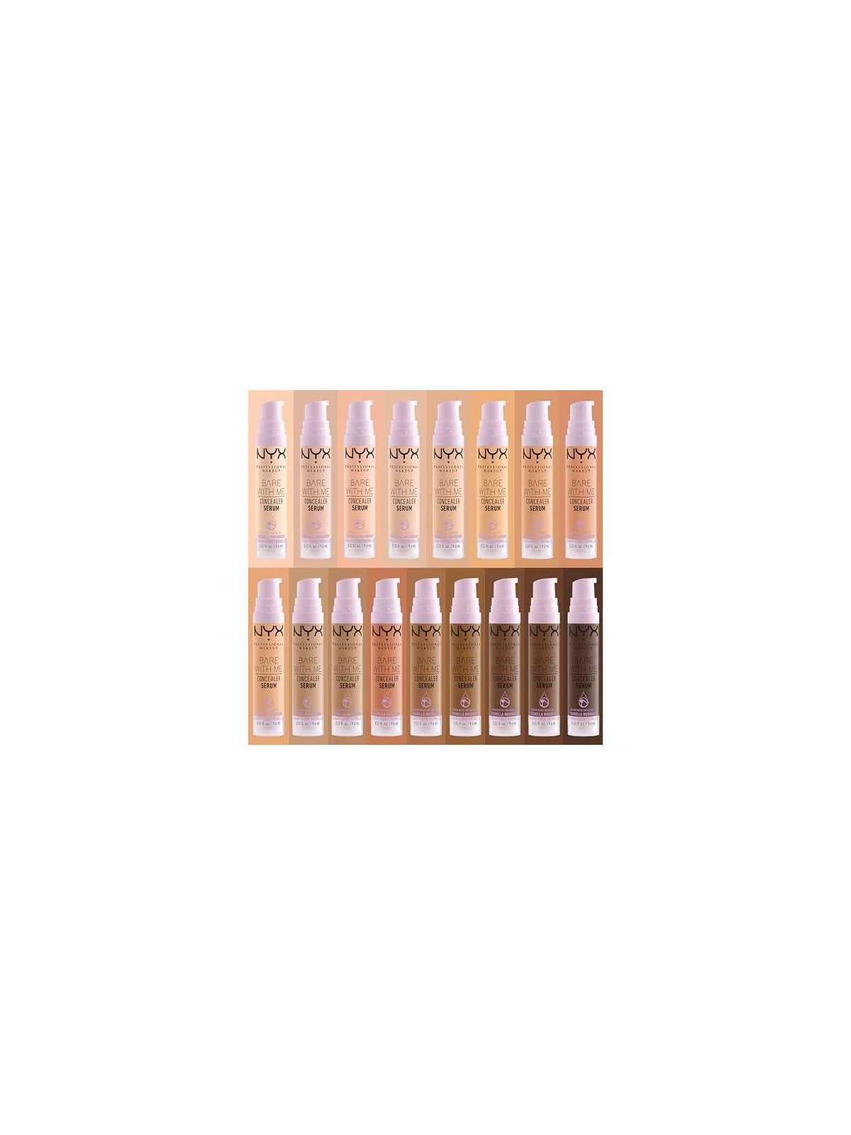 Nyx Professional Make Up BARE WITH ME correttore siero n11 mocha unisex 96ml